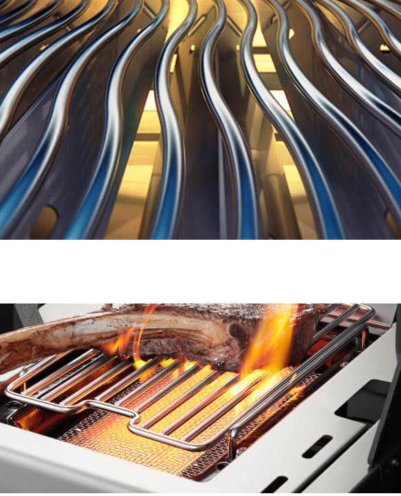 grille barbecue en inox